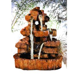 Henri Nature Fountain - Large Rock Falls Fountain
