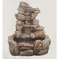 Henri Resin Fountains - Brownstone Falls Fountain