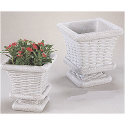 Henri Planters - Square Basket Planters