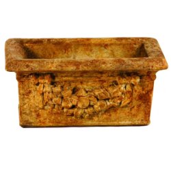 Henri Planters - Small Planter Box Classico and Saucers