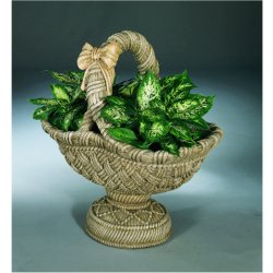 Henri Planters - Large Pedestal Basket Planter
