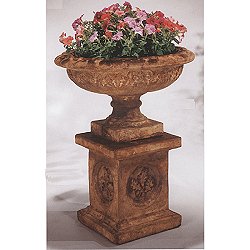 Henri Planters - Leaf Motif Planter and Base