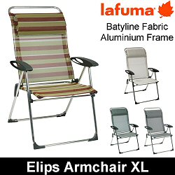 Lafuma Cham Elips XL Aluminium - Batyline Folding Chair