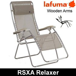 Lafuma RSXA - Batyline Multi-position Relaxer (Wooden Arms)