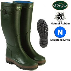 Le Chameau - All tracks neo ladies neoprene lined rubber boots