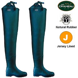 Le Chameau - Delta thigh high boots cotton lined . Fishing