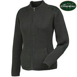 Le Chameau Clothing - Vancouver Ladies Ribbed Zip Cardigan