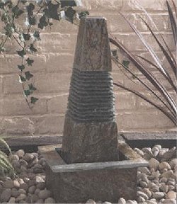 Mains Outdoor Water Features - Slate Obelisk