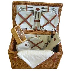 Traditional Baskets - Natural Wine Lovers Basket (6 settings)