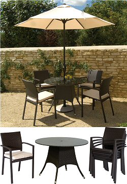 Neptune Classics - Barcelona 4 Seater Carver Chair Set