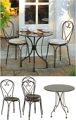 Neptune Classics - Provence 2 Seater Dining Chair Set