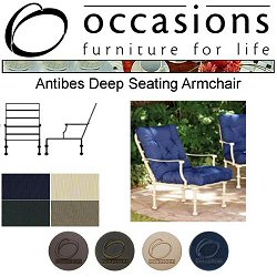 Occasions Cast Aluminium - Antibes Deep Seating Armchair