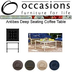 Occasions Cast Aluminium - Antibes 75cm Square Coffee Table