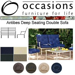 Occasions Cast Aluminium - Antibes Deep Seating Double Sofa