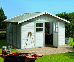 PVC Garden Sheds - Deco 12 (3.47 x 3.47m) 11ft 5in x 11ft 5in