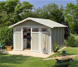 PVC Garden Sheds - Utility 10 (3.15 x 3.15m) 10ft 4in x 10ft 4in