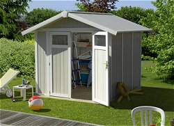 PVC Garden Sheds - Utility 5 (2.39 x 2.39m) 7ft 10in x 7ft 10in