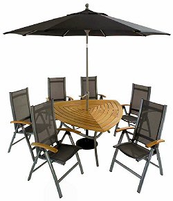 Prestige Aluminium Range - Rimini Triangular Set