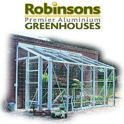 Robinsons Lean To - Robinsons range of 5ft 4in (1625mm) wide Lean-to greenhouses
