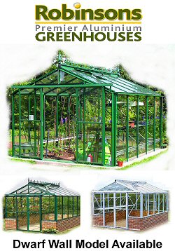 Robinsons Royale - Professional range of 8ft 6in (2596mm) wide greenhouses