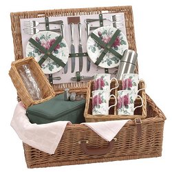 Traditional Baskets - English Rose Picnic Basket (4 settings)