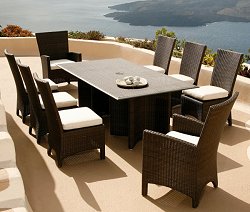 Barlow Tyrie Woven Collection - Savannah Rectangular Table 200cm Set