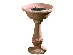 Solar Birdbath Fountains - Cheltenham stonecast resign