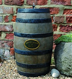Solar Water Features - Whisky Barrel