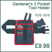 Kneelers & Garden Wear - Gardeners 3 Pocket Tool Holder