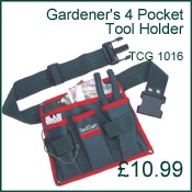 Kneelers & Garden Wear - Gardeners 4 Pocket Tool Holder