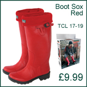 Outdoor Accessories - Boot Sox Red