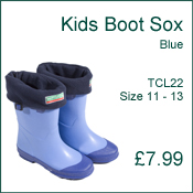 Outdoor Accessories - Kids Boot Sox - Red - Size 11-13