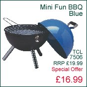 BBQ's & Fire Baskets - Mini Fun BBQ - Blue