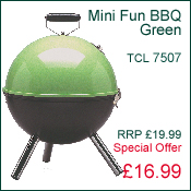 BBQ's & Fire Baskets - Mini Fun BBQ - Green