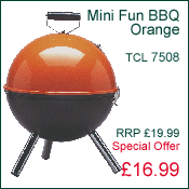 BBQ's & Fire Baskets - Mini Fun BBQ - Orange