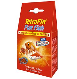 Tetra Fin Fun Fish - Fish Shaped Fishfood