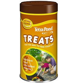 Tetra Pond Treats - Fun treats for hand feeding fish.