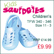 Shoes & Cloggies - Kids Squidgies . Pink