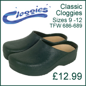 Shoes & Cloggies - Classic Cloggies . Green . Mens
