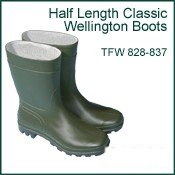 Wellington Boots - Half Length Classic Wellington Boots