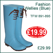 Wellington Boots - Fashion Wellies Blue