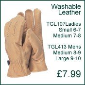 Gloves - Washable Leather