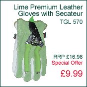 Gloves - Premium Leather Gloves with Secatuer