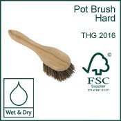 Brushes & Brooms - Pot Brush - FSC Pure Material