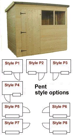 Suffolk - Pent Roof Shed