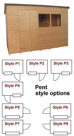 Kent - Pent Roof Heavy Shed