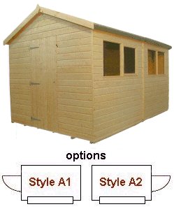 Warwick Plus - High Apex Heavy Shed