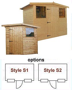 Dart - Low Pitch Apex Shed
