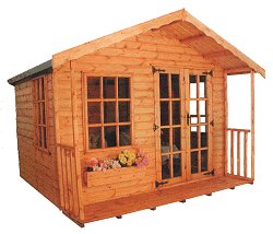 Cotswold - Georgian style summerhouse with veranda