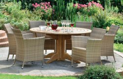 Teak Furniture Sets - Bengal 6 Seater Dining Suite